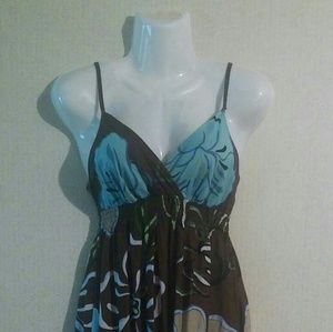 Nice 100% Cotton Summer Dress Small 3/5